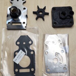 مجموع لوازم واتر پمپ موتور یاماها 15 اسب